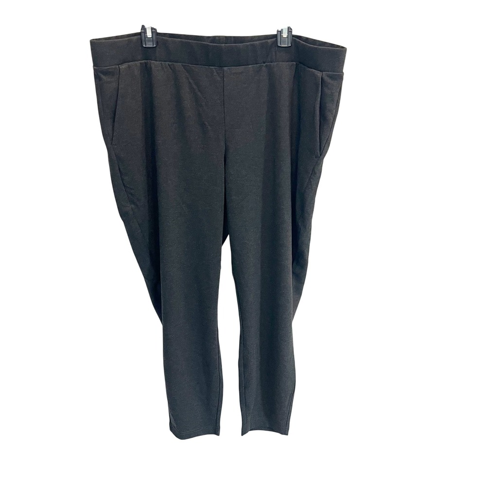 NEW Universal Standard Ponte Knit Pull On Pants Dark Gray Business - Size‎ Large